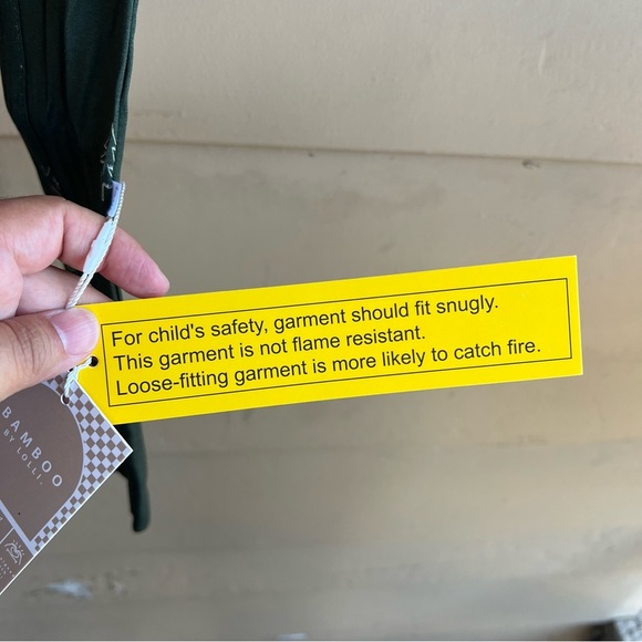 Christmas Tree Bamboo Zip Up Pj's - Size 12-18 Months NWT - Picture 3 of 5